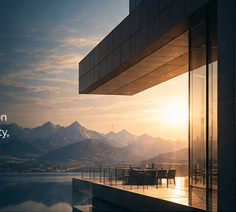 Original approved architectural landscape